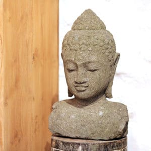 statue buste bouddha
