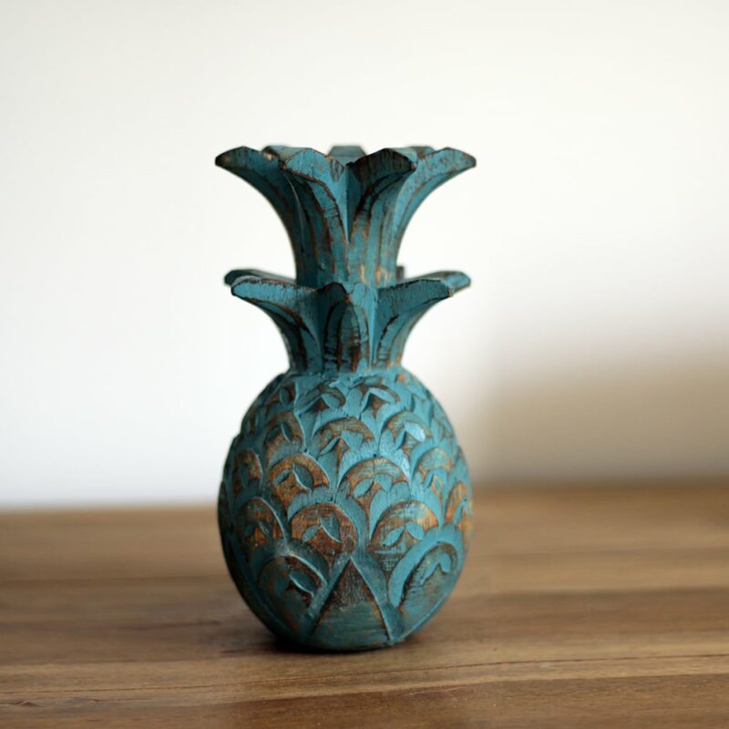 déco exotique ananas sculpté