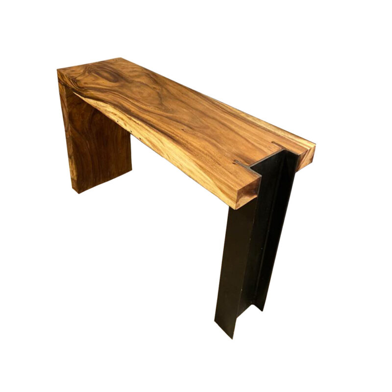 console bois acier ipn