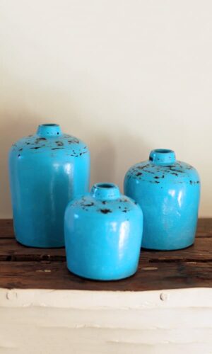 petit vase bleu