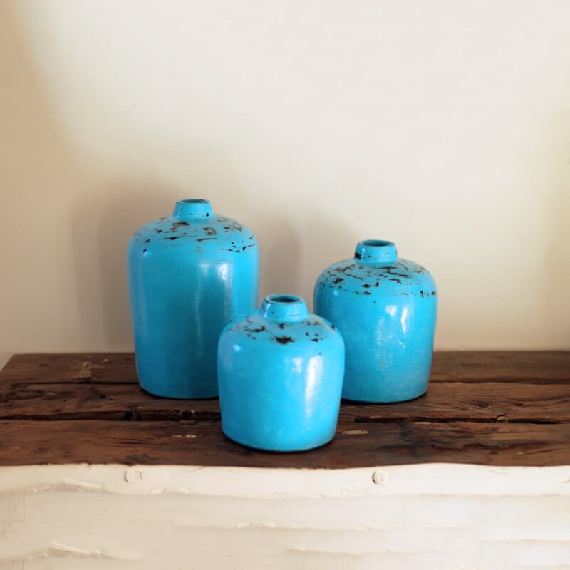 petit vase bleu