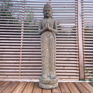 statue bouddha debout priere