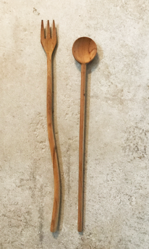 touillette en bois sculpté