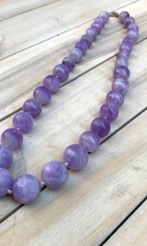 Collier d'améthystes
