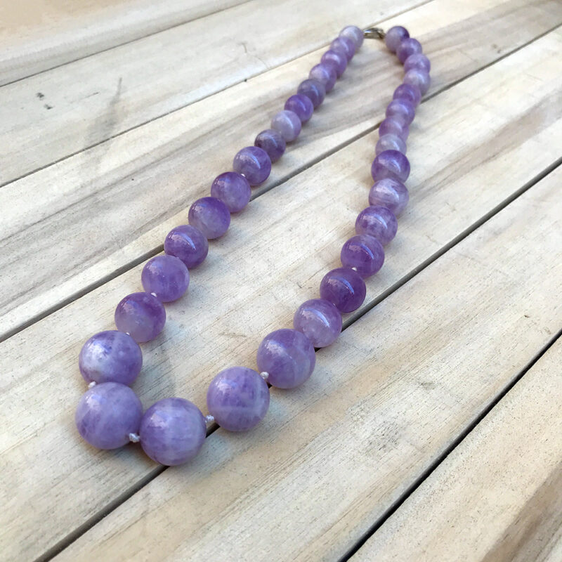 Collier d'améthystes