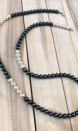 long collier en nacre