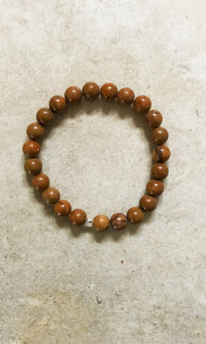 Bracelet de jaspe brun