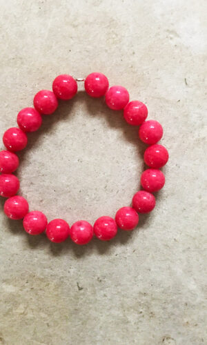 Bracelet jade rose