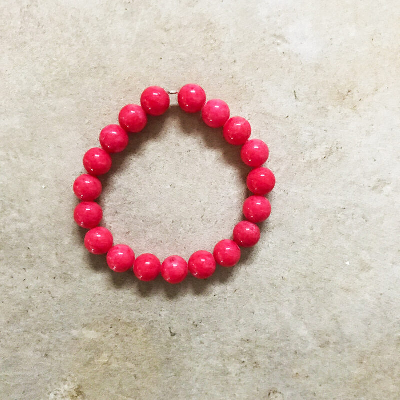 Bracelet jade rose