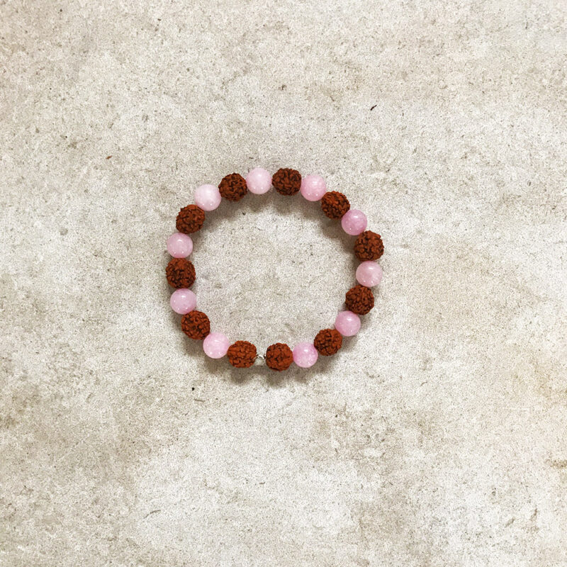 bracelet quartz rose