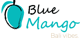 logo blue mango shop Valbonne, boutique artisanat balinais