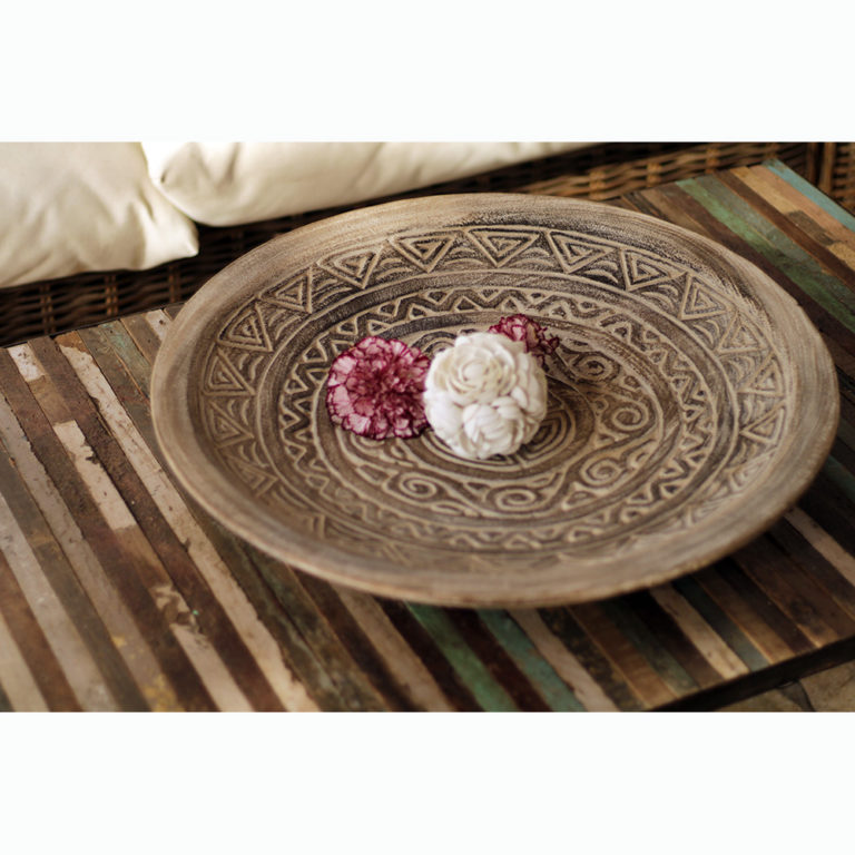 Bol Décoratif En Forme De Main En Bois - Support Pour Bijoux, Pierres Ou Décoration