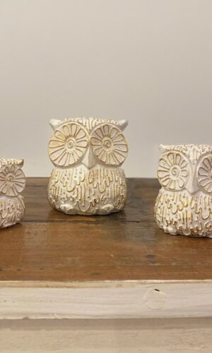 chouette en bois