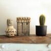 statuette en pierre coquillages