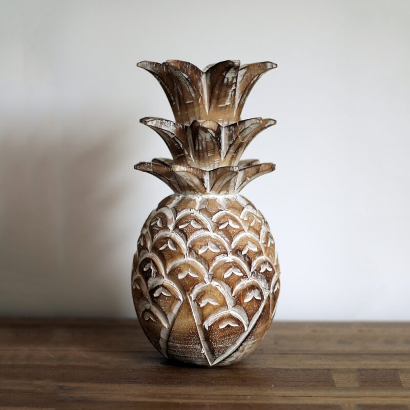 déco bohème ananas bois