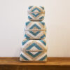 Boîte en bambou & perles - Beige & bleue – Image 5