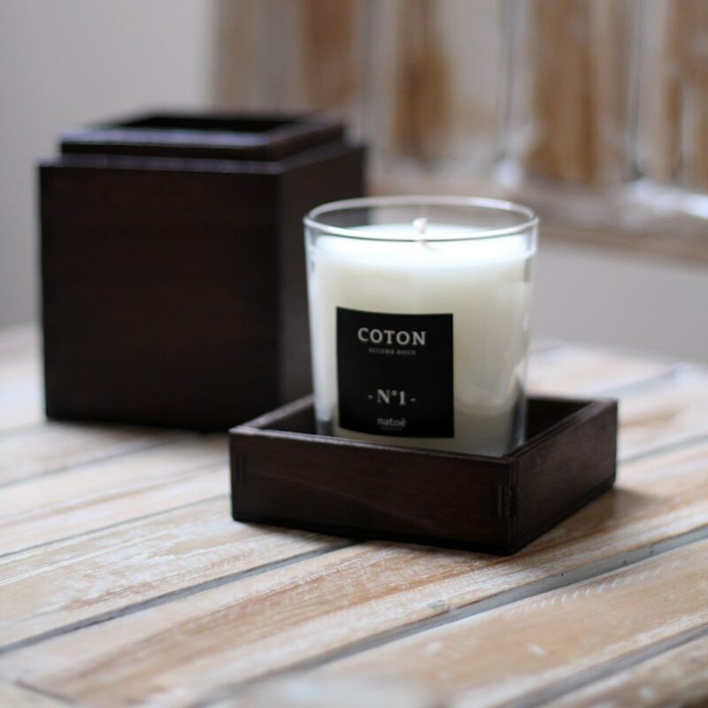 bougie cire soja parfumée