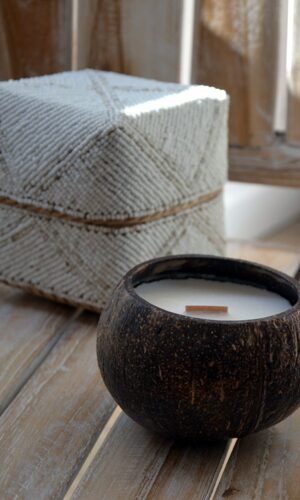bougie noix de coco
