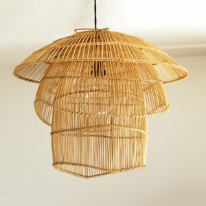 Large rattan pendant