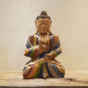statue bouddha en bois