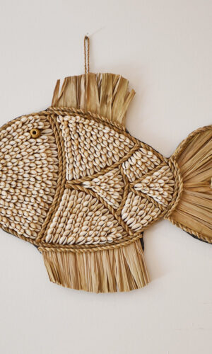 Poisson coquillages & raphia