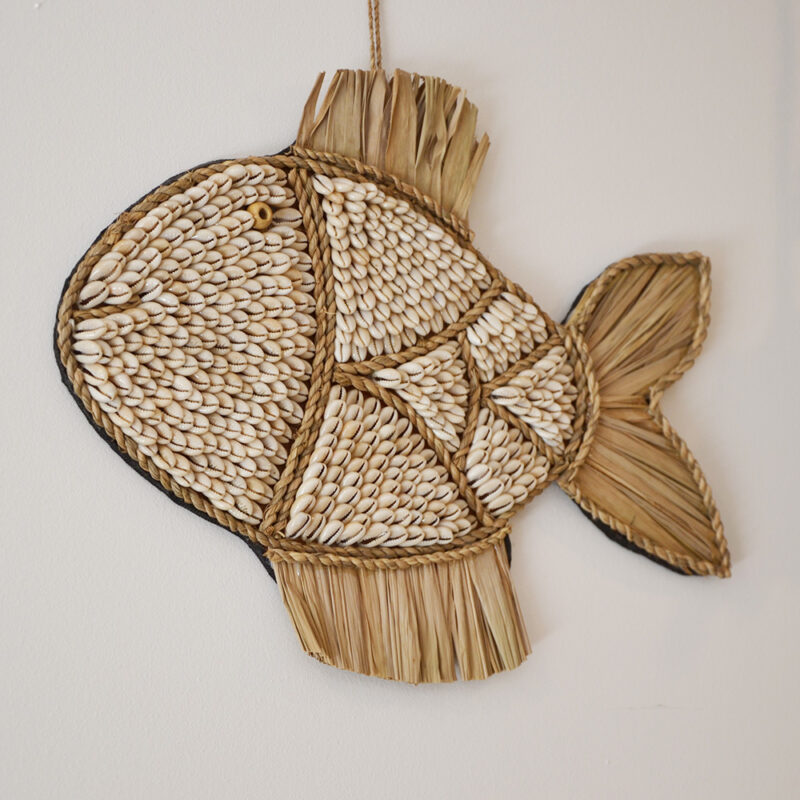 Poisson coquillages & raphia – Image 3
