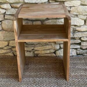 Teak wood bedside