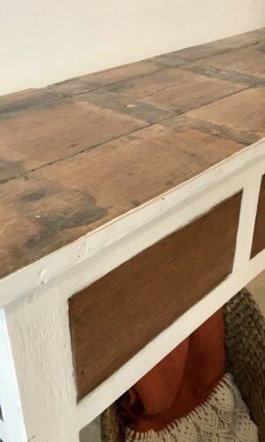 Console en bois de bateau