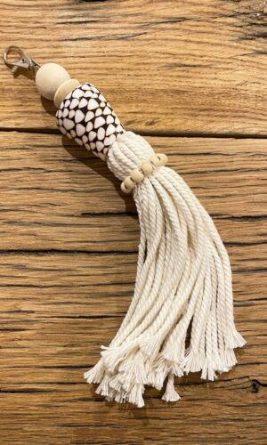 Suspension courte coquillage brun