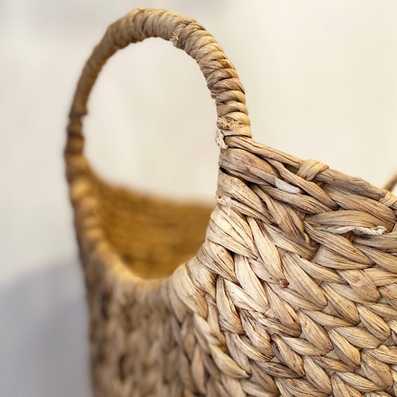 Panier oblong en fibre végétale – Image 2