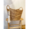 Panier oblong en fibre végétale – Image 3
