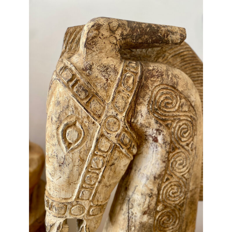 Sculpture de cheval antique – Image 3