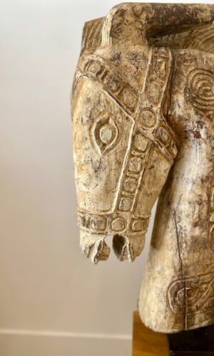 buste de cheval ancien