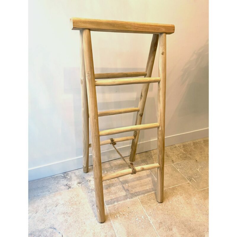 Porte-serviettes en teck – Image 4