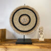Rond de perles beiges & noires