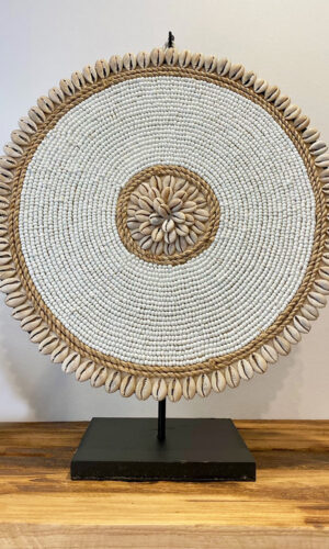 Rond de perles blanches
