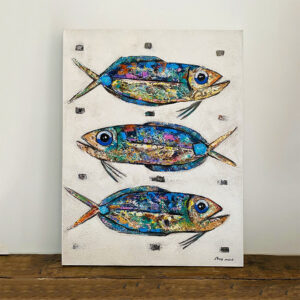 tableau poissons colorés