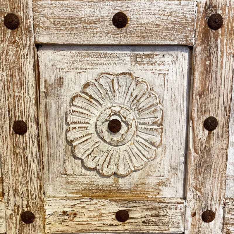 Panneau décoratif en bois effet blanchi – Image 2