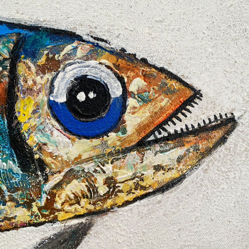Tableau 80x60 cm Poissons – Image 2