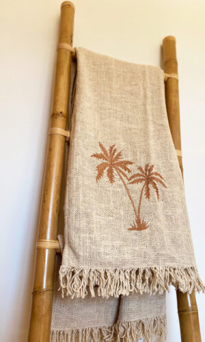 plaid bali couleurs naturelles