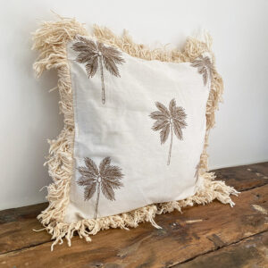 coussin palmiers bali