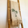Plaid en coton - Palmiers verts – Image 2