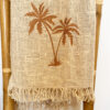 Plaid en coton - Palmiers terracotta – Image 2