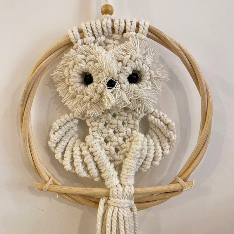 Chouette en macramé – Image 3