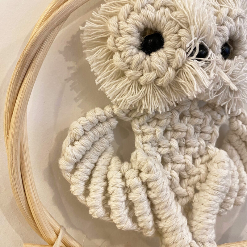 Chouette en macramé – Image 2