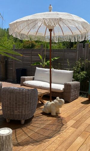 grand parasol macramé bali