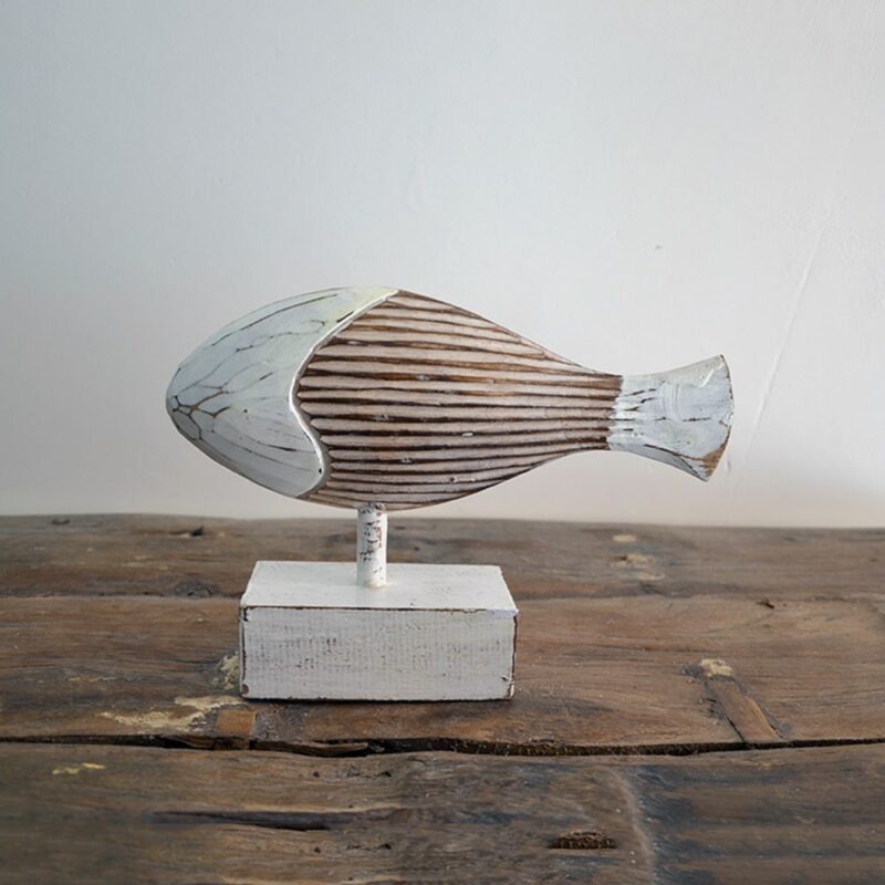 Poisson sculpté en bois – Image 4