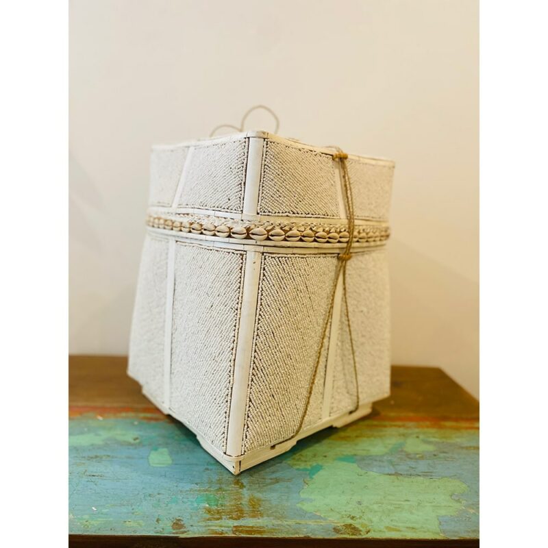 Grande boîte à riz blanche & coquillages – Image 2