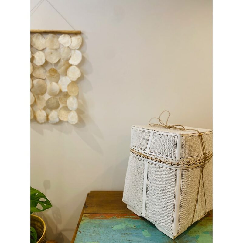 Grande boîte à riz blanche & coquillages – Image 3