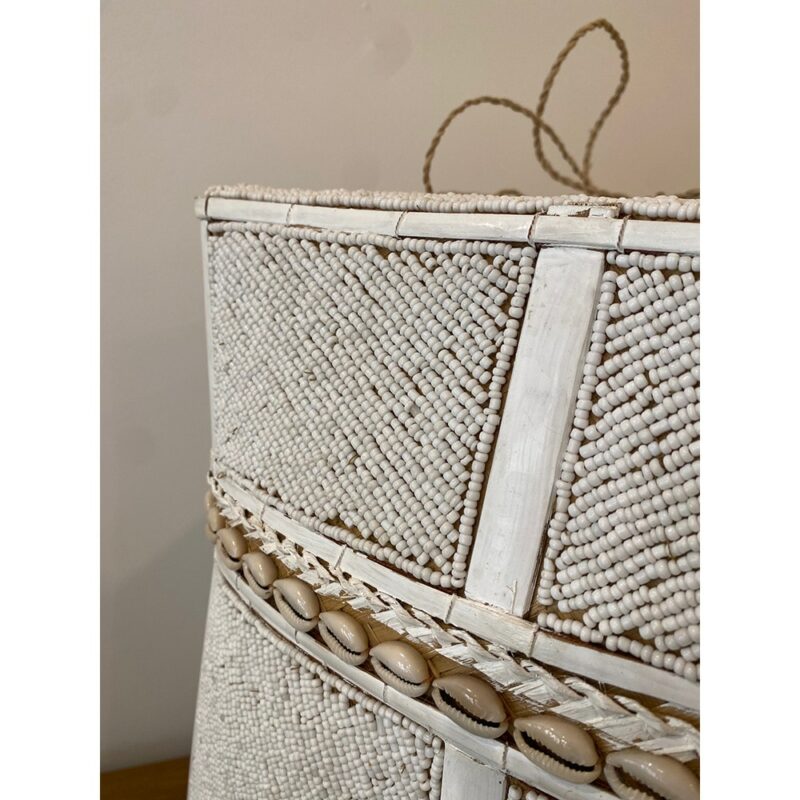 Grande boîte à riz blanche & coquillages – Image 4